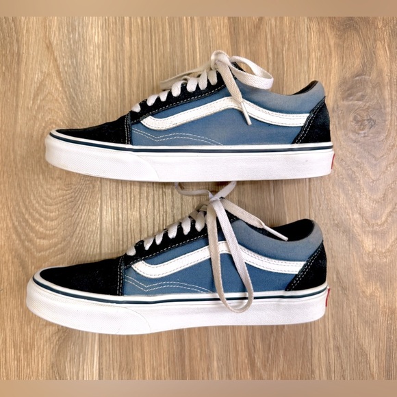 Vans Old Skool Shoe - Navy - Size M6.5/W8 EUC - Picture 5 of 5